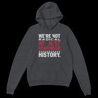 Load image into Gallery viewer, We&#39;re Not Radical We Just Remember History Uni-Sex Hoodie
