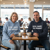 Load image into Gallery viewer, Alexa, Change The President Uni-Sex Hoodie
