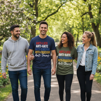 Load image into Gallery viewer, Anti-Lies Anti-Hate Anti-Racism Anti-Fascism Anti-Trump Uni-Sex T-Shirt
