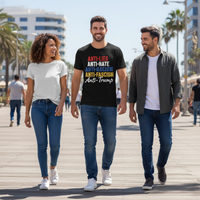 Load image into Gallery viewer, Anti-Lies Anti-Hate Anti-Racism Anti-Fascism Anti-Trump Uni-Sex T-Shirt
