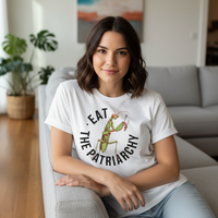 Load image into Gallery viewer, EAT THE PATRIARCHY Womens Crewneck T-shirt
