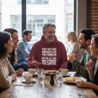 Load image into Gallery viewer, They Say That Immigrants Are The Problem But We All Saw Who Stormed The Capital Men&#39;s Hoodie
