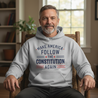 Load image into Gallery viewer, Make America Follow The Constitution Again Men&#39;s Hoodie
