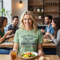 Load image into Gallery viewer, Make America Follow The Constitution Again Women&#39;s T-Shirt
